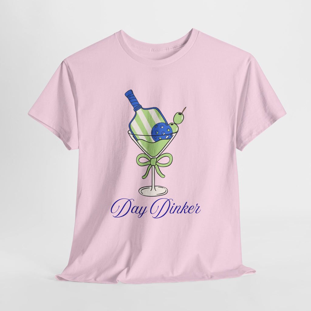 Day Drinker Pickleball Tee, Unisex Cotton T-Shirt, Summer Party Shirt, Gift for Cocktail Lovers, Fun Weekend Wear Casual