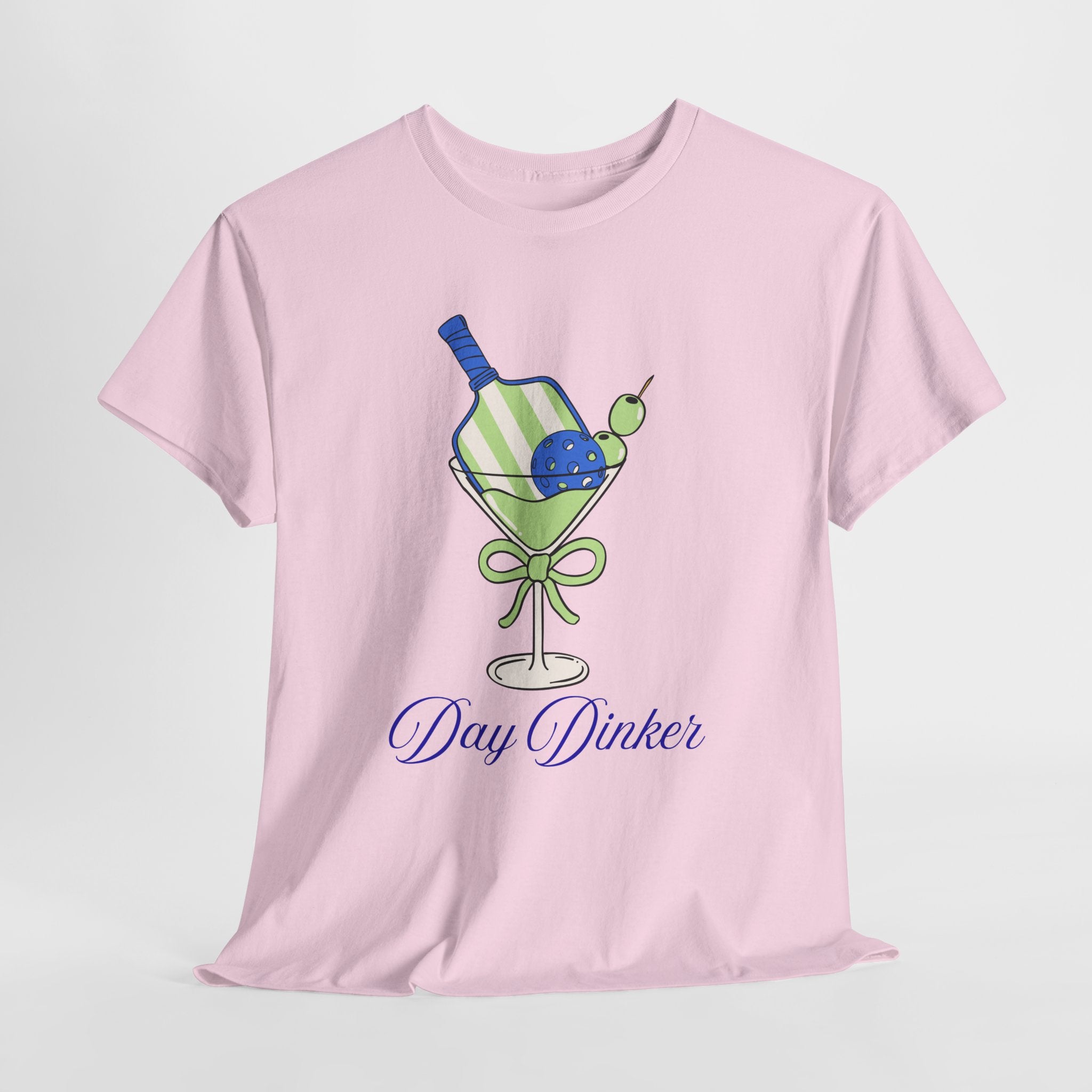 Day Drinker Pickleball Tee, Unisex Cotton T-Shirt, Summer Party Shirt, Gift for Cocktail Lovers, Fun Weekend Wear Casual