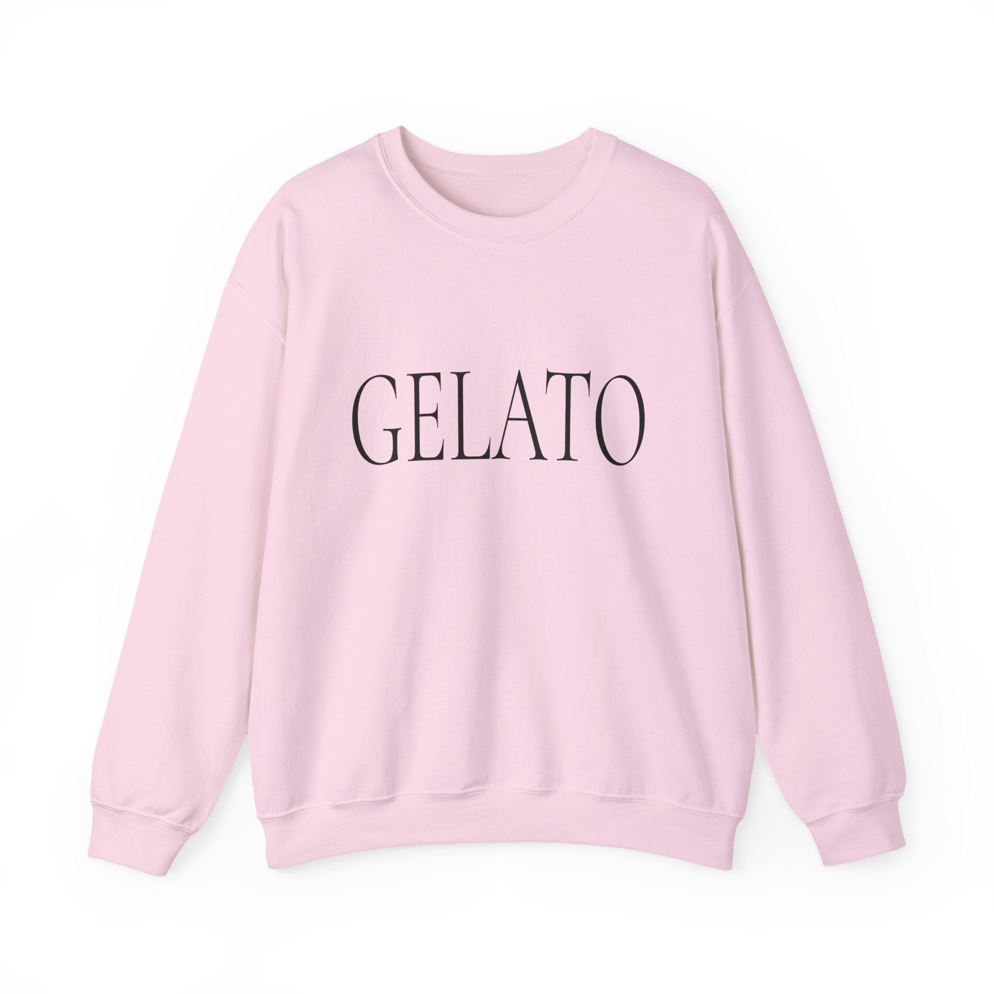 GELATO Graphic Sweatshirt - Minimalist Italian Dessert Crewneck
