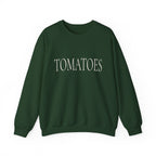 TOMATOES Crewneck Sweatshirt - Minimalist Garden Produce Tee for Plant Lovers