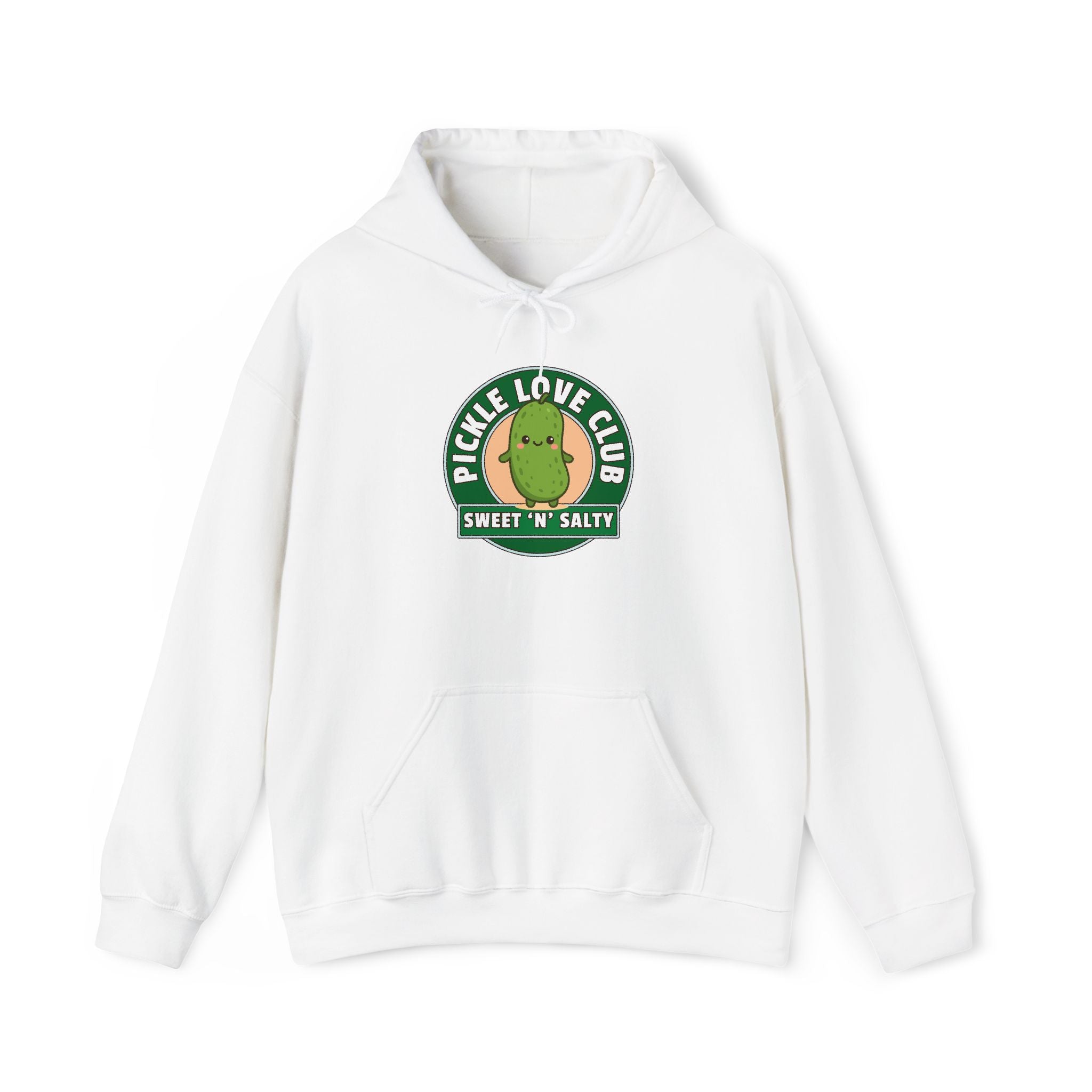 Pickle Love Club Hoodie, Pickle Lover Gift, Foodie Sweatshirt, Funny Hooded Jumper, Gift for Food Lovers, Food Pun Apparel