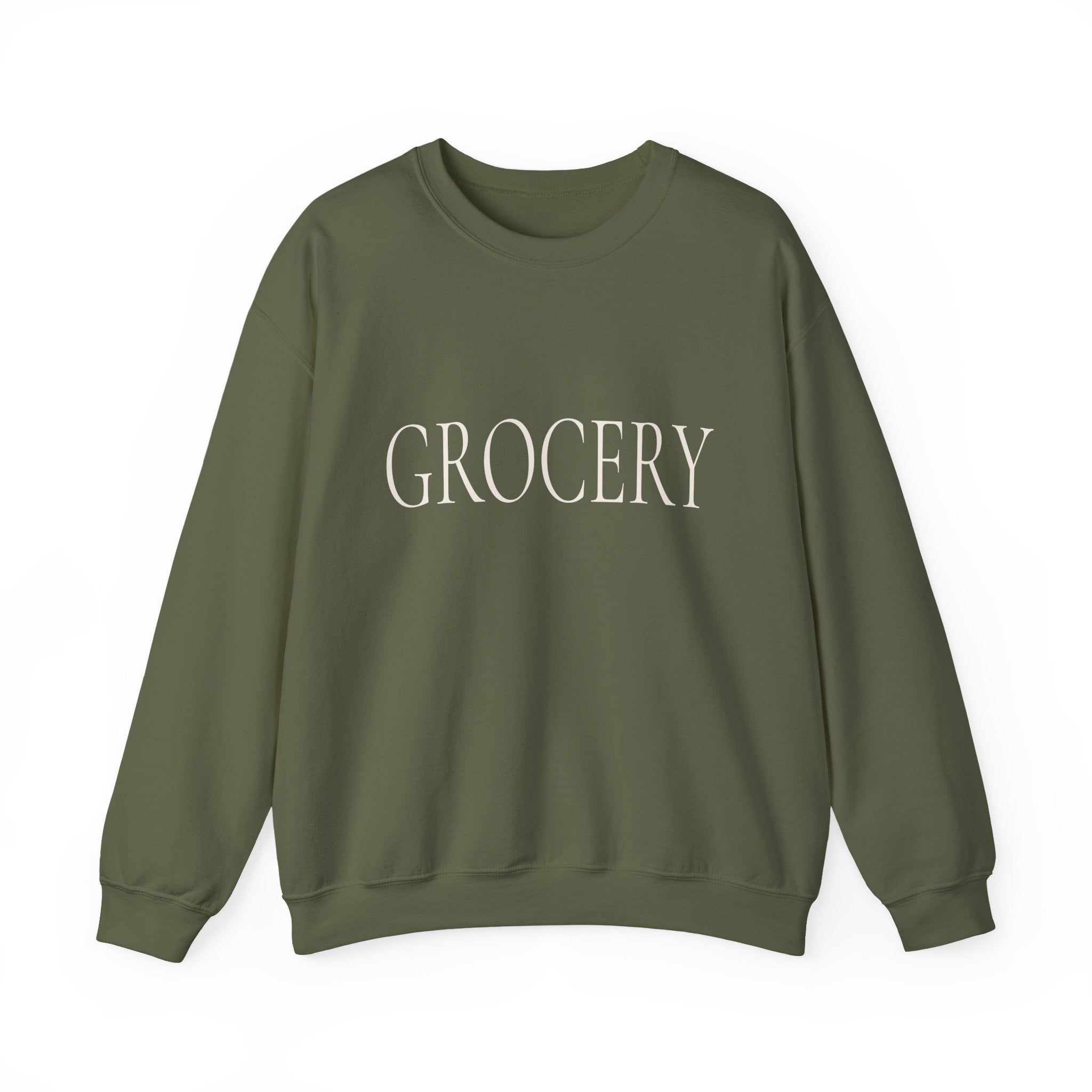 GROCERY Crewneck Sweatshirt - Minimalist Everyday Shirt