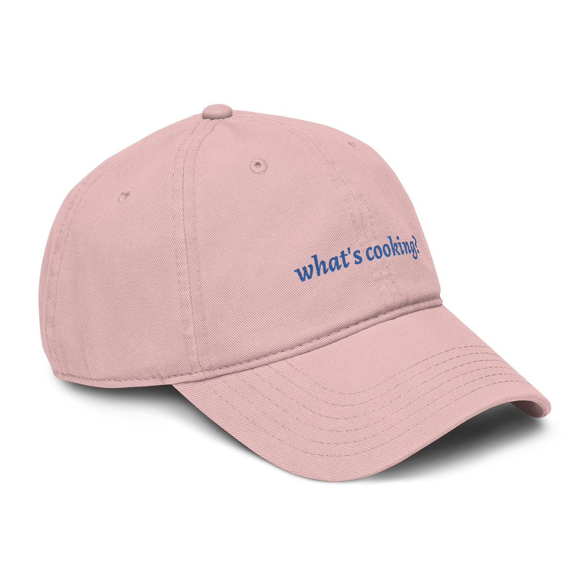 what's cooking? cap | embroidered text baseball cap