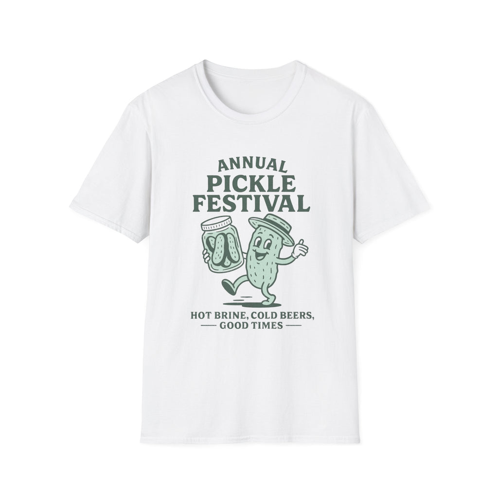 Pickle Festival T-Shirt, Fun Graphic Tee, Pickle Lover Shirt, Foodie Apparel, Summer Festival Outfit