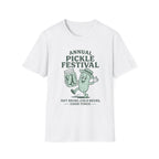 Pickle Festival T-Shirt, Fun Graphic Tee, Pickle Lover Shirt, Foodie Apparel, Summer Festival Outfit