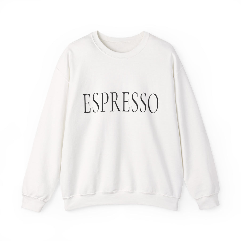 ESPRESSO Crewneck Sweatshirt - Minimal Coffee Graphic Pullover