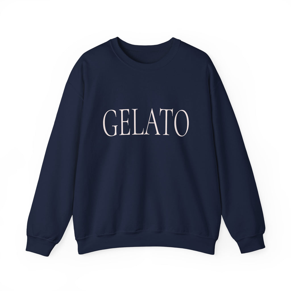 GELATO Graphic Sweatshirt - Minimalist Italian Dessert Crewneck