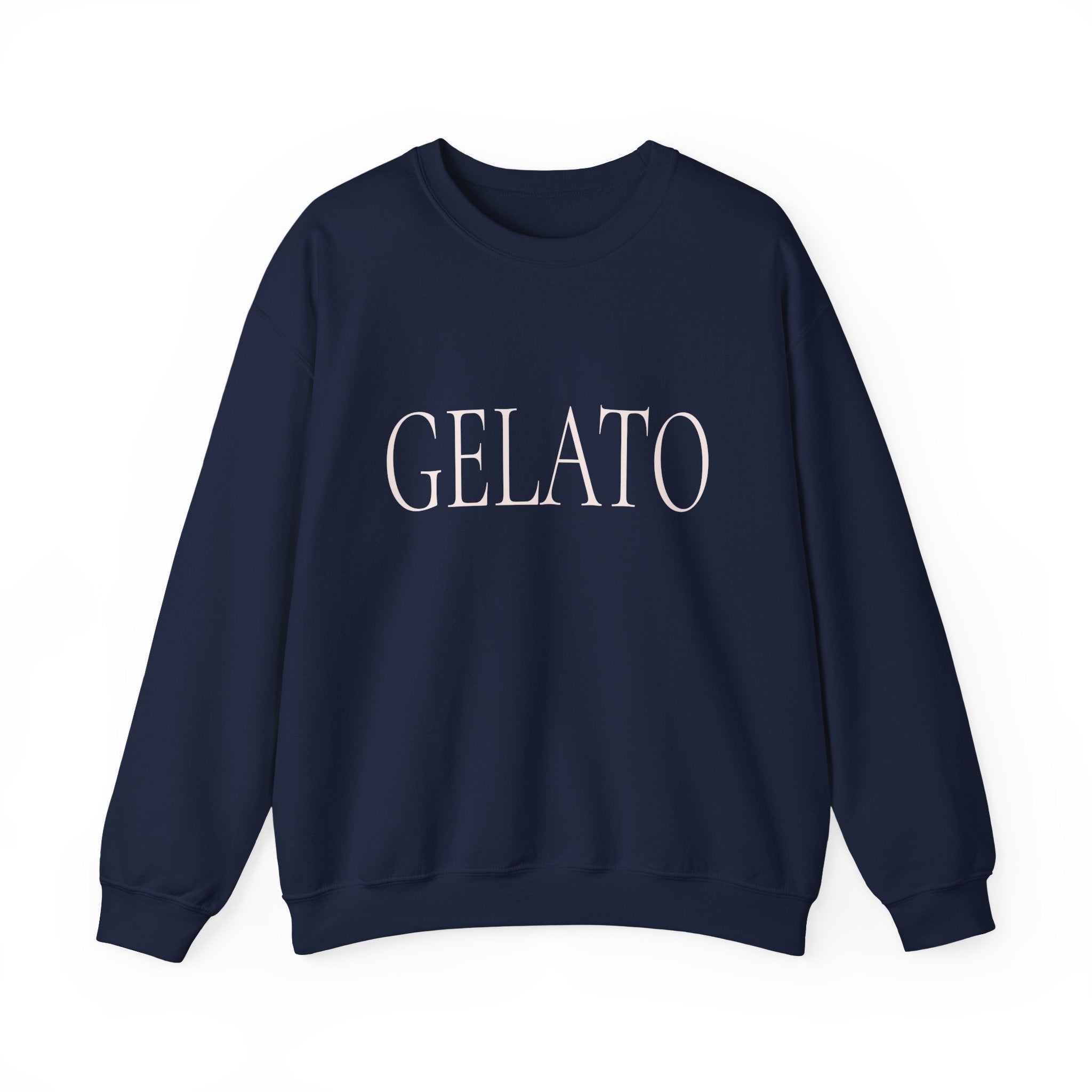GELATO Graphic Sweatshirt - Minimalist Italian Dessert Crewneck