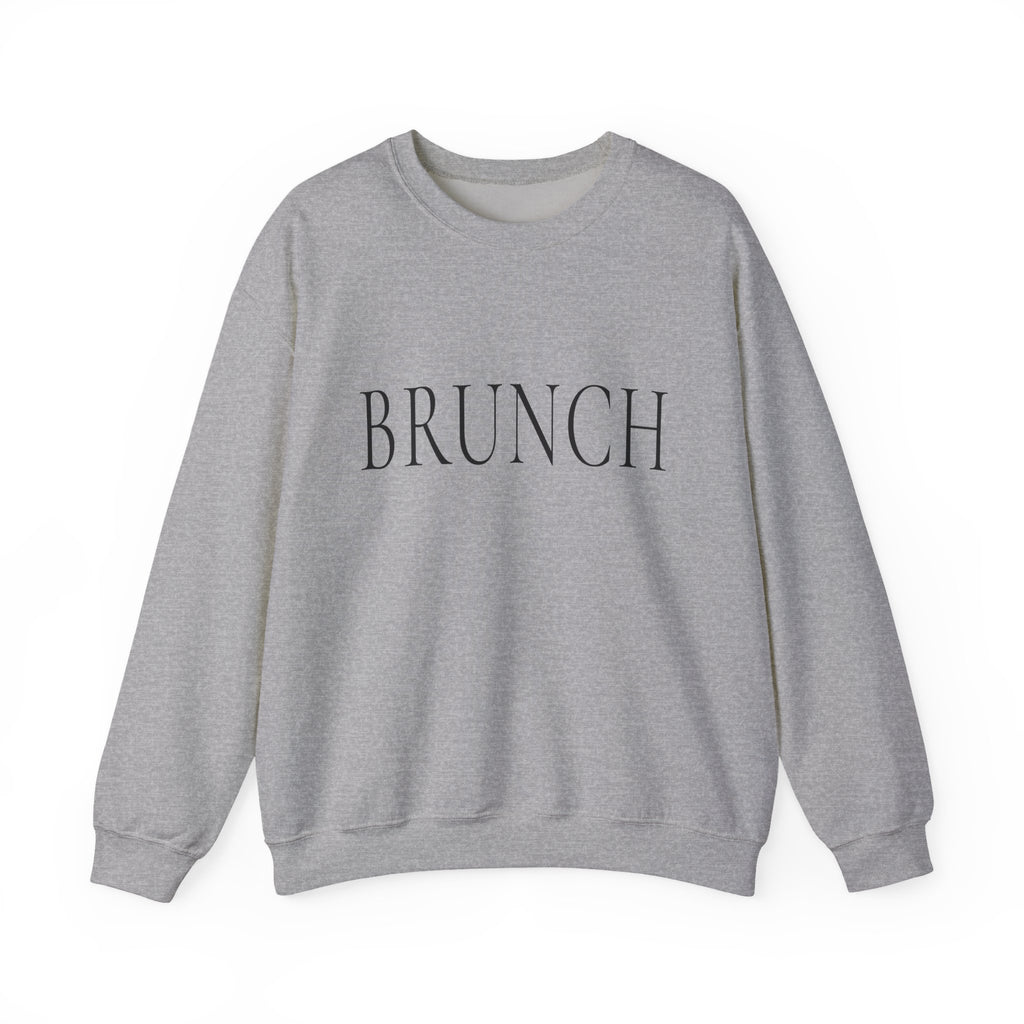 BRUNCH Crewneck Sweatshirt - Minimalist Brunch Graphic Pullover