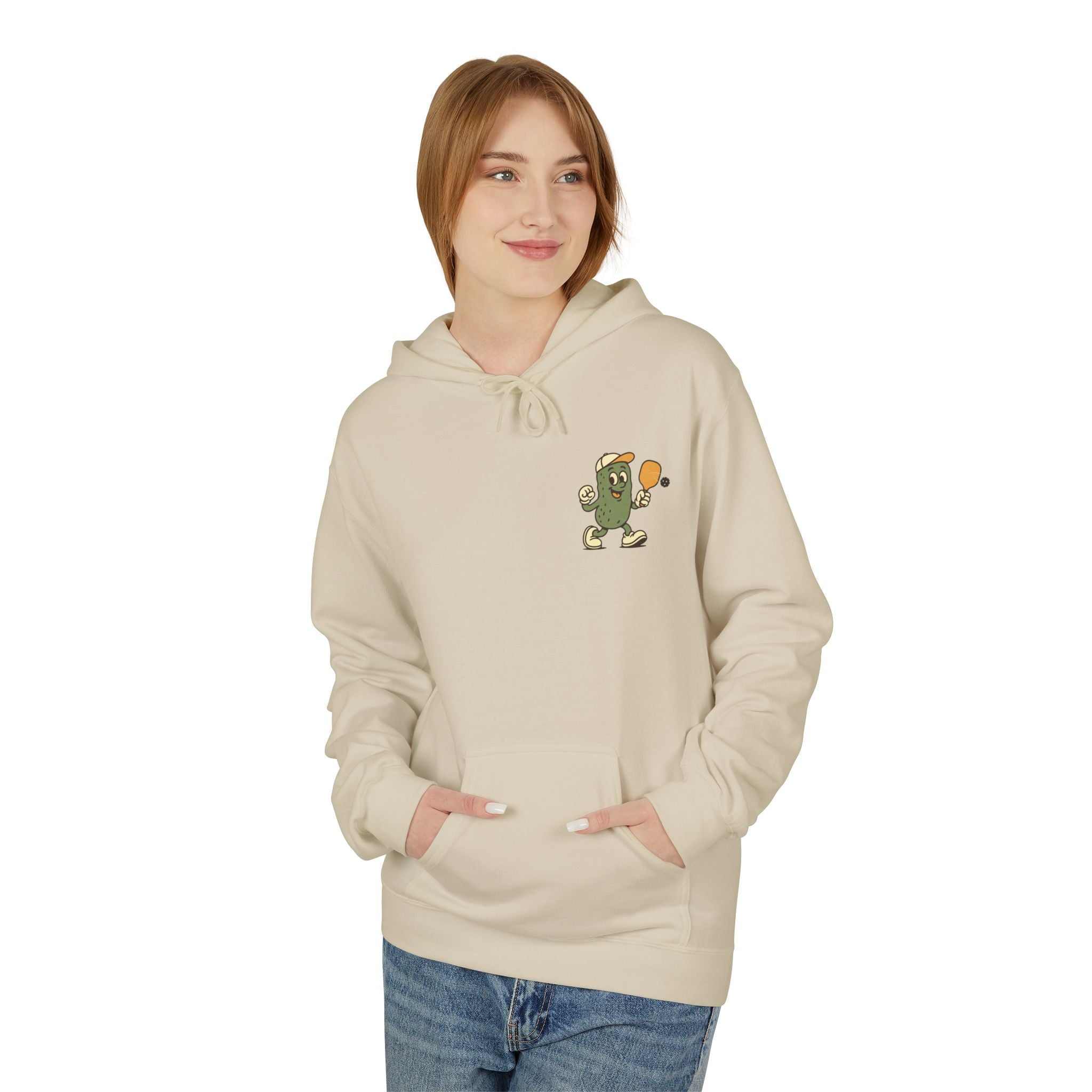 Pickleballer Pickle Hoodie | Funny Pickle Character Pickleball Sweatshirt