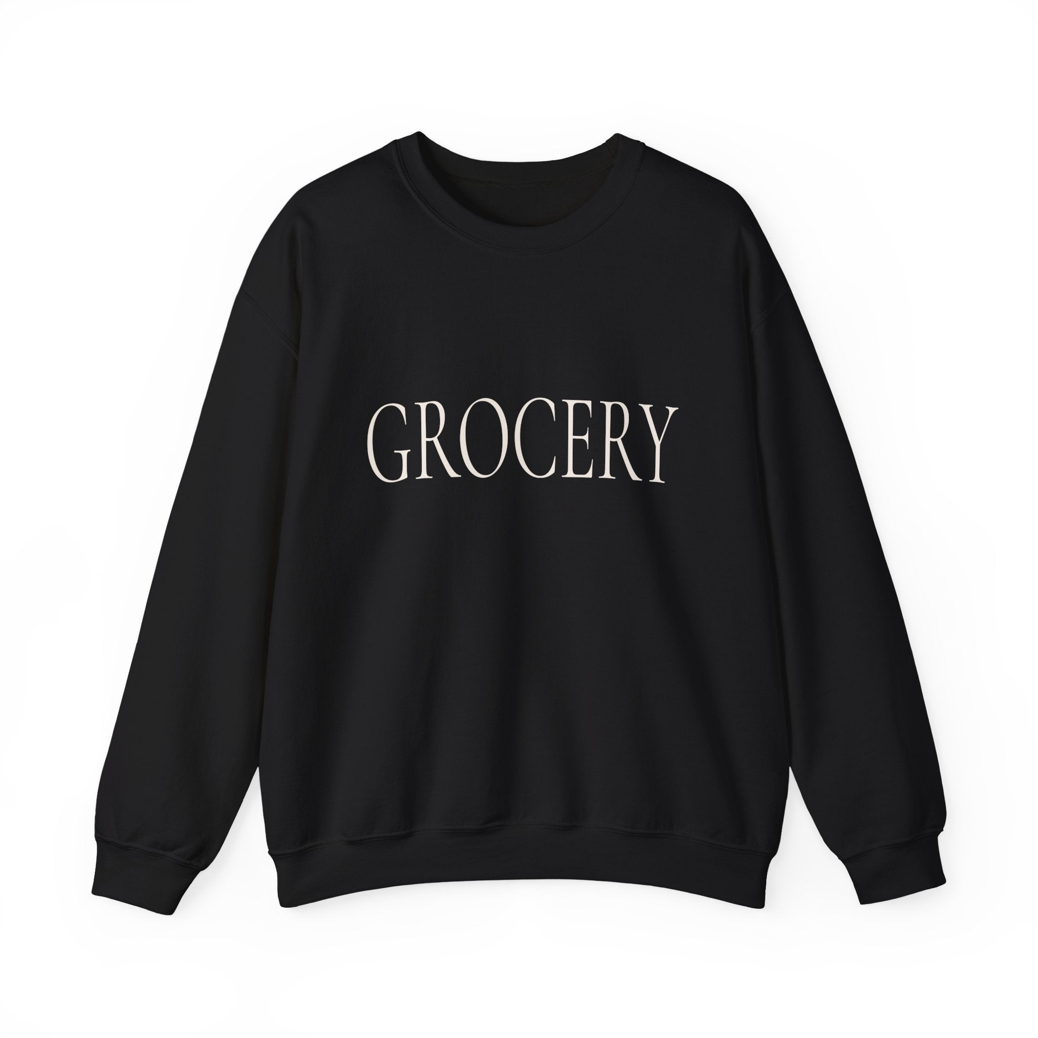 GROCERY Crewneck Sweatshirt - Minimalist Everyday Shirt