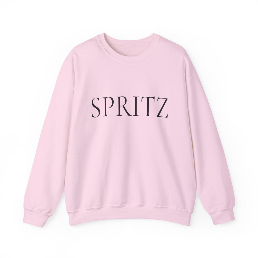 SPRITZ Crewneck Sweatshirt - Minimal Champagne Cocktail Graphic Sweatshirt