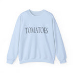 TOMATOES Crewneck Sweatshirt - Minimalist Garden Produce Tee for Plant Lovers