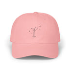 Classic Dad Cap with Martini Design, Casual Hat, Gift for Father's Day, Summer Accessory, Unisex Cap