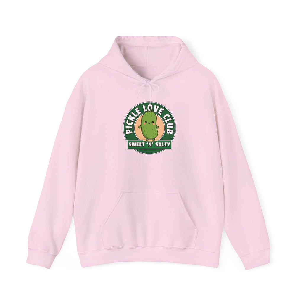 Pickle Love Club Hoodie, Pickle Lover Gift, Foodie Sweatshirt, Funny Hooded Jumper, Gift for Food Lovers, Food Pun Apparel