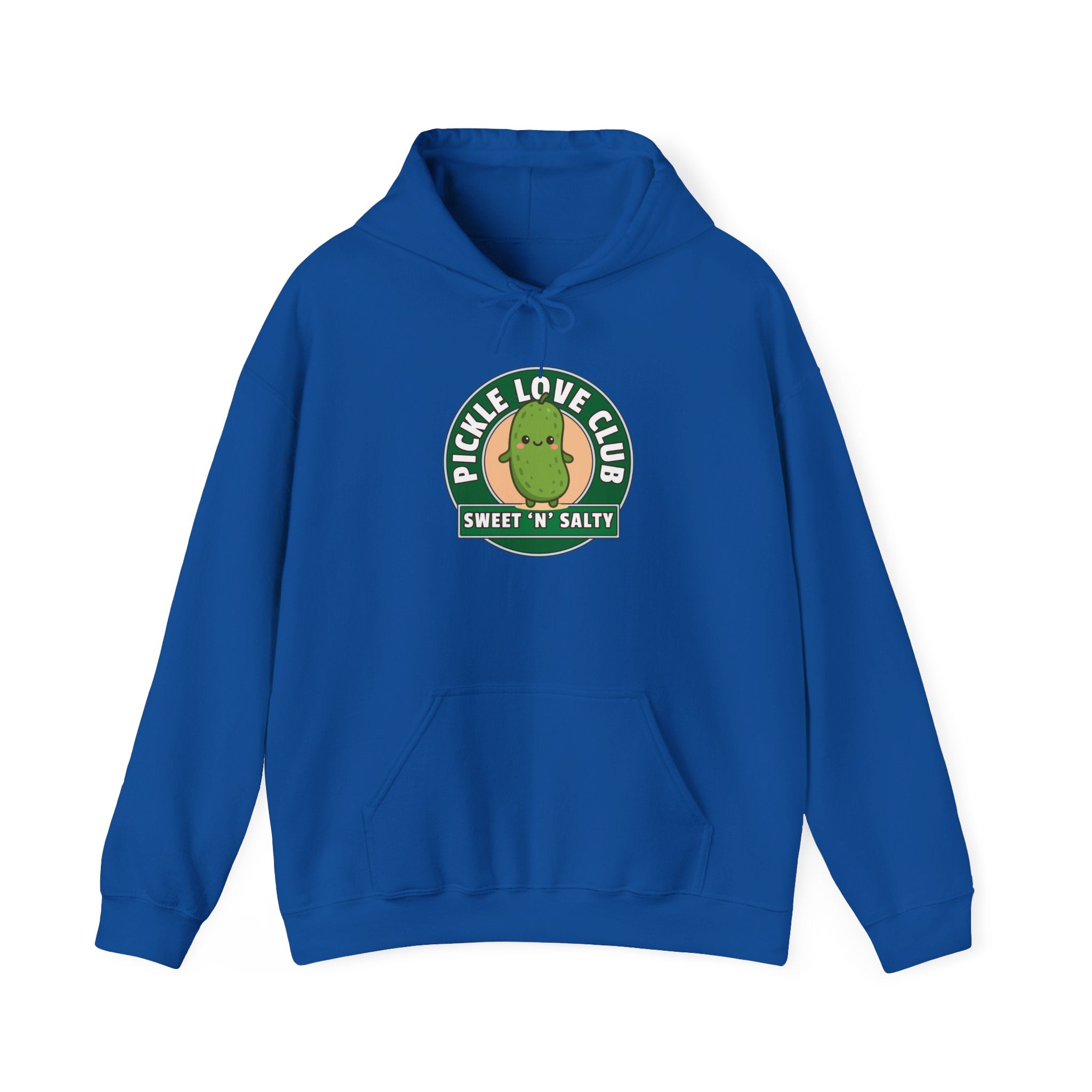 Pickle Love Club Hoodie, Pickle Lover Gift, Foodie Sweatshirt, Funny Hooded Jumper, Gift for Food Lovers, Food Pun Apparel