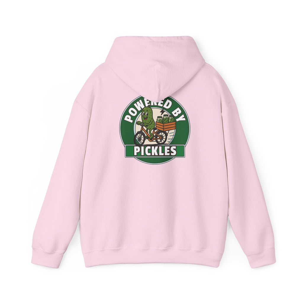 Dillpreme Pickle Bicycle Logo Powered by Pickles Hoodie | Big Dill