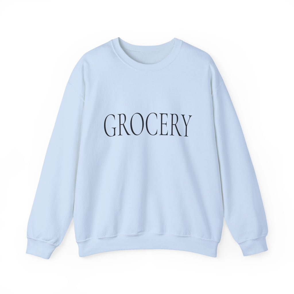 GROCERY Crewneck Sweatshirt - Minimalist Everyday Shirt