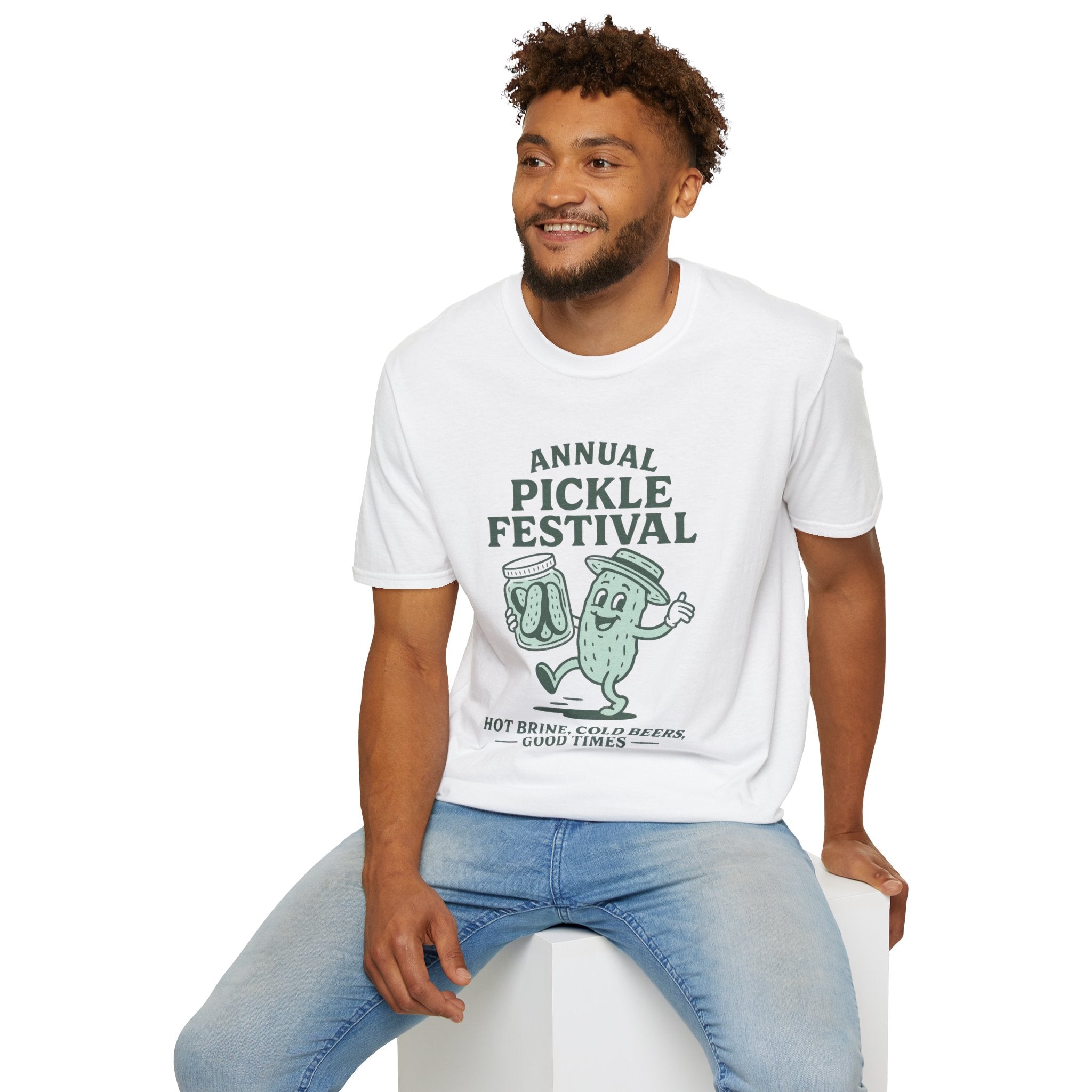 Pickle Festival T-Shirt, Fun Graphic Tee, Pickle Lover Shirt, Foodie Apparel, Summer Festival Outfit