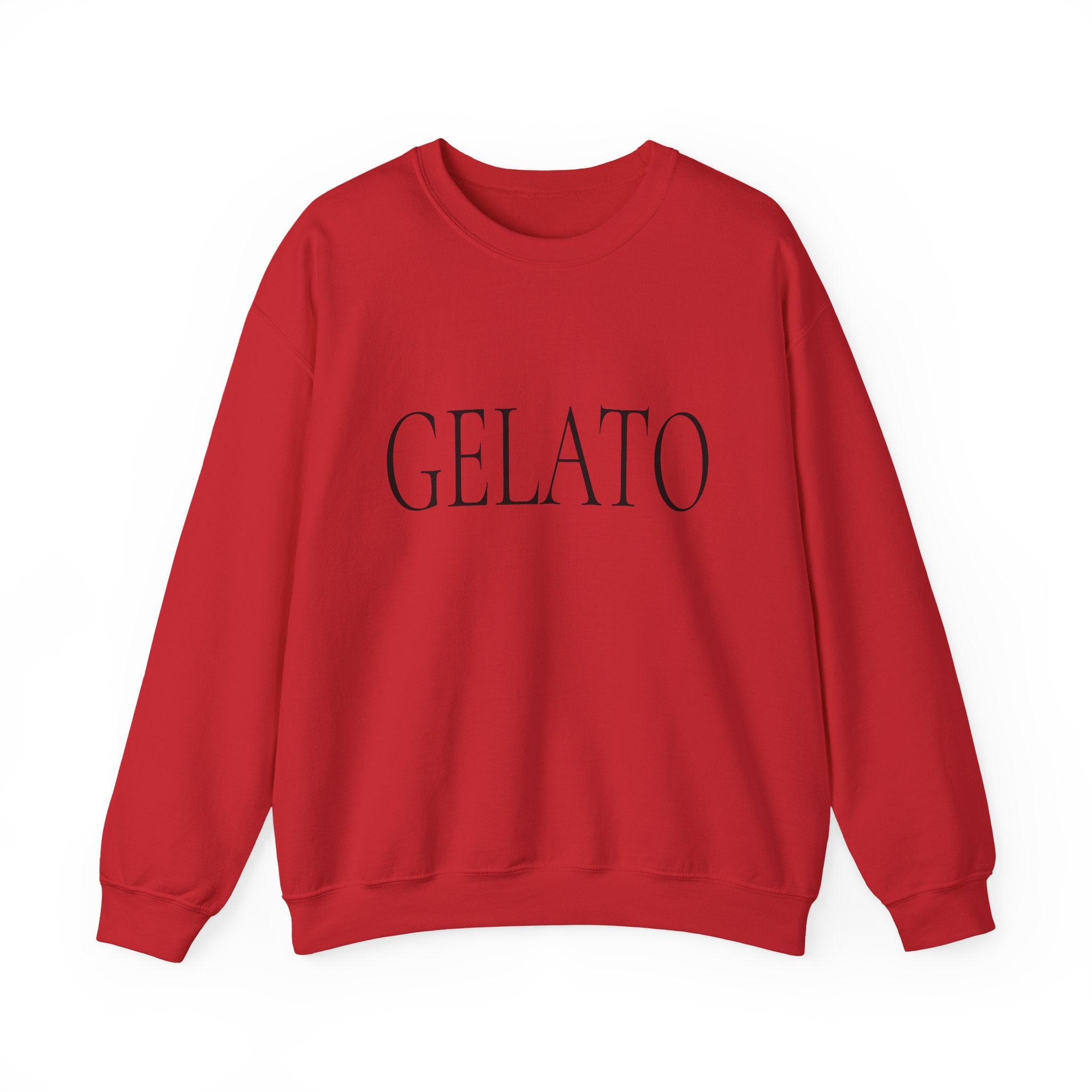 GELATO Graphic Sweatshirt - Minimalist Italian Dessert Crewneck