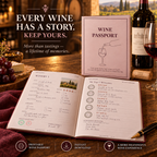 Wine Passport Tasting Journal, Winery Visit Tracker, Gift for Wine Lover (Digital Download)