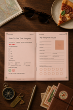 Pizza Passport Printable – Pizzeria Review Journal, Pizza Lover Gift, Digital Download