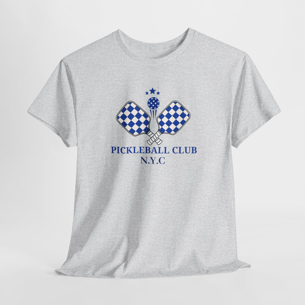PERSONALISABLE Pickleball Club Unisex Heavy Cotton Tee, Customized Pickleball Team Shirt, Pickleball Lover Gift, Sports Fan T-Shirt,