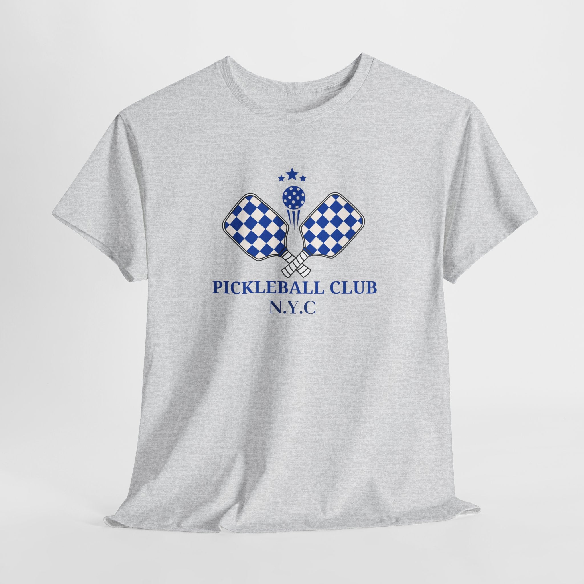 PERSONALISABLE Pickleball Club Unisex Heavy Cotton Tee, Customized Pickleball Team Shirt, Pickleball Lover Gift, Sports Fan T-Shirt,