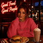 TOMATOES Crewneck Sweatshirt - Minimalist Garden Produce Tee for Plant Lovers