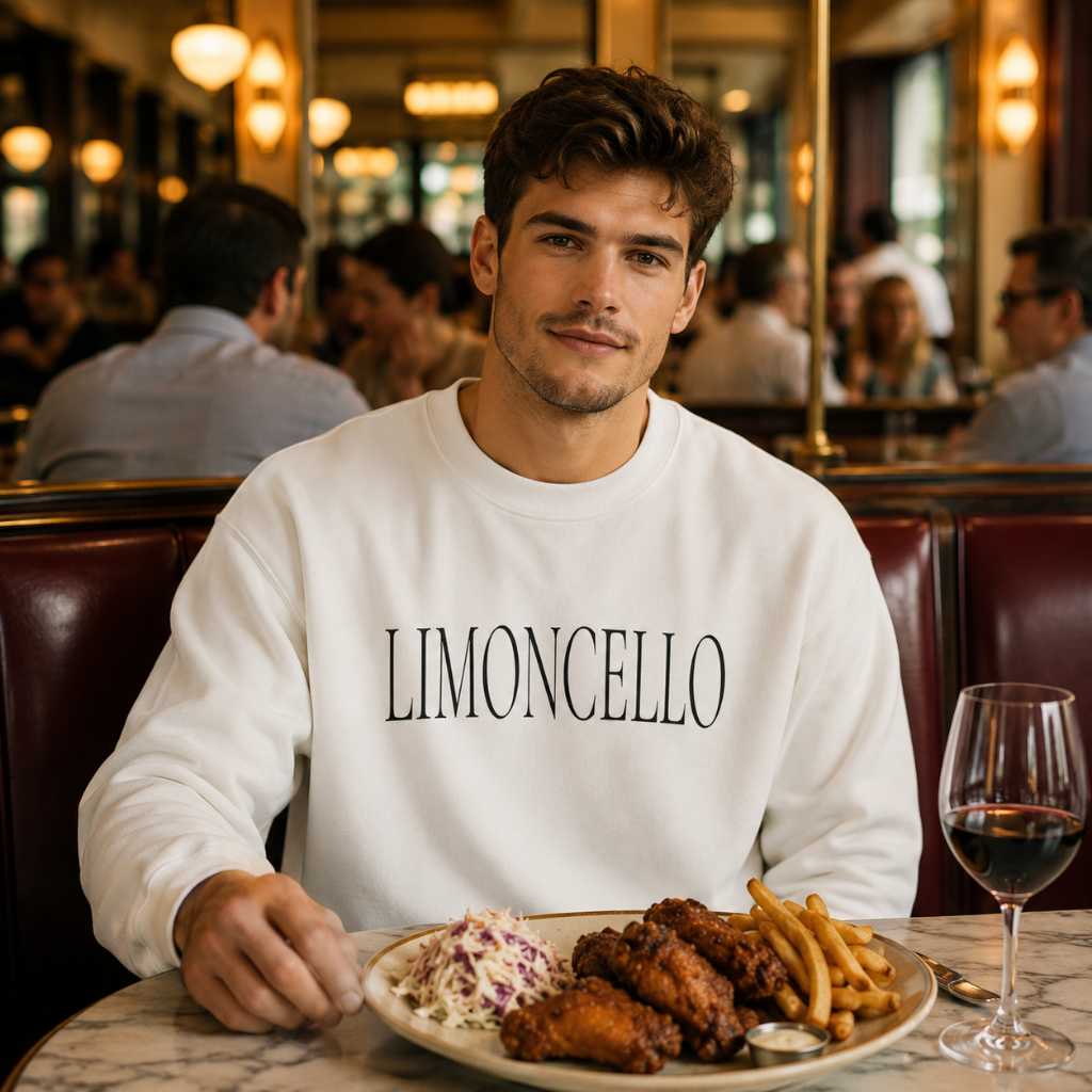 LIMONCELLO Crewneck Sweatshirt - Italian Lemon Liqueur Shirt