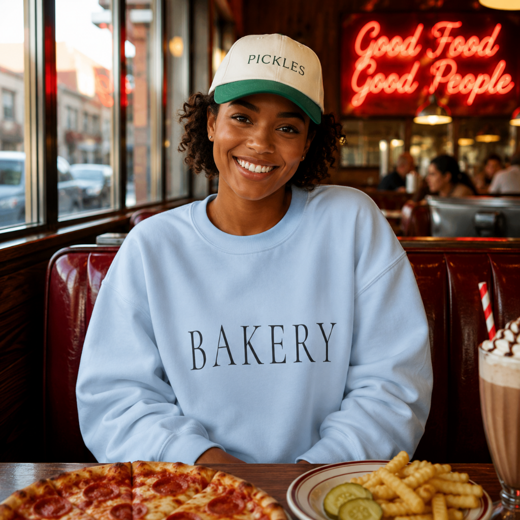BAKERY Crewneck Sweatshirt – Minimalist Logo Pullover