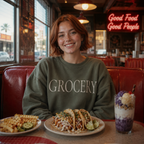 GROCERY Crewneck Sweatshirt - Minimalist Everyday Shirt