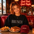 BRUNCH Crewneck Sweatshirt - Minimalist Brunch Graphic Pullover