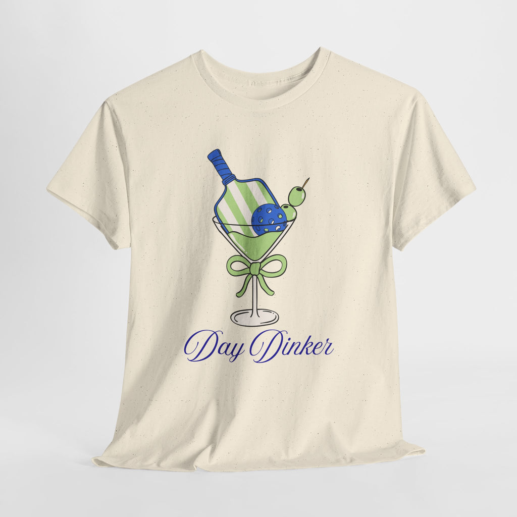 Day Drinker Pickleball Tee, Unisex Cotton T-Shirt, Summer Party Shirt, Gift for Cocktail Lovers, Fun Weekend Wear Casual
