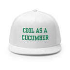 Cool as a Cucumber 5 Panel Trucker Cap, Fun Hat for Summer, Gift for Dads, Trendy Outdoor Accessory, Adjustable Cap, Foodie, Cool