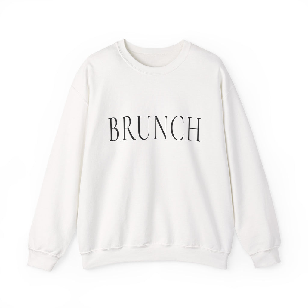 BRUNCH Crewneck Sweatshirt - Minimalist Brunch Graphic Pullover