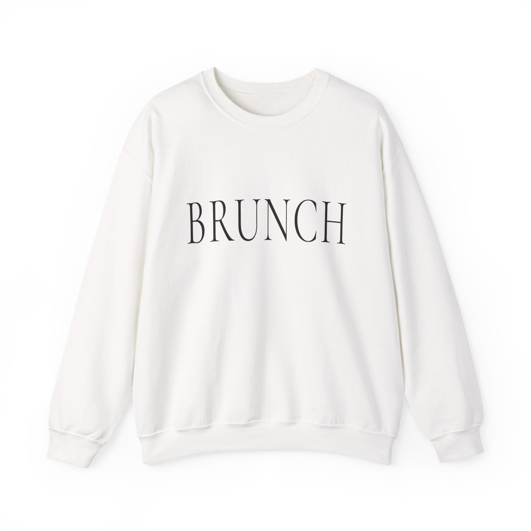 BRUNCH Crewneck Sweatshirt - Minimalist Brunch Graphic Pullover
