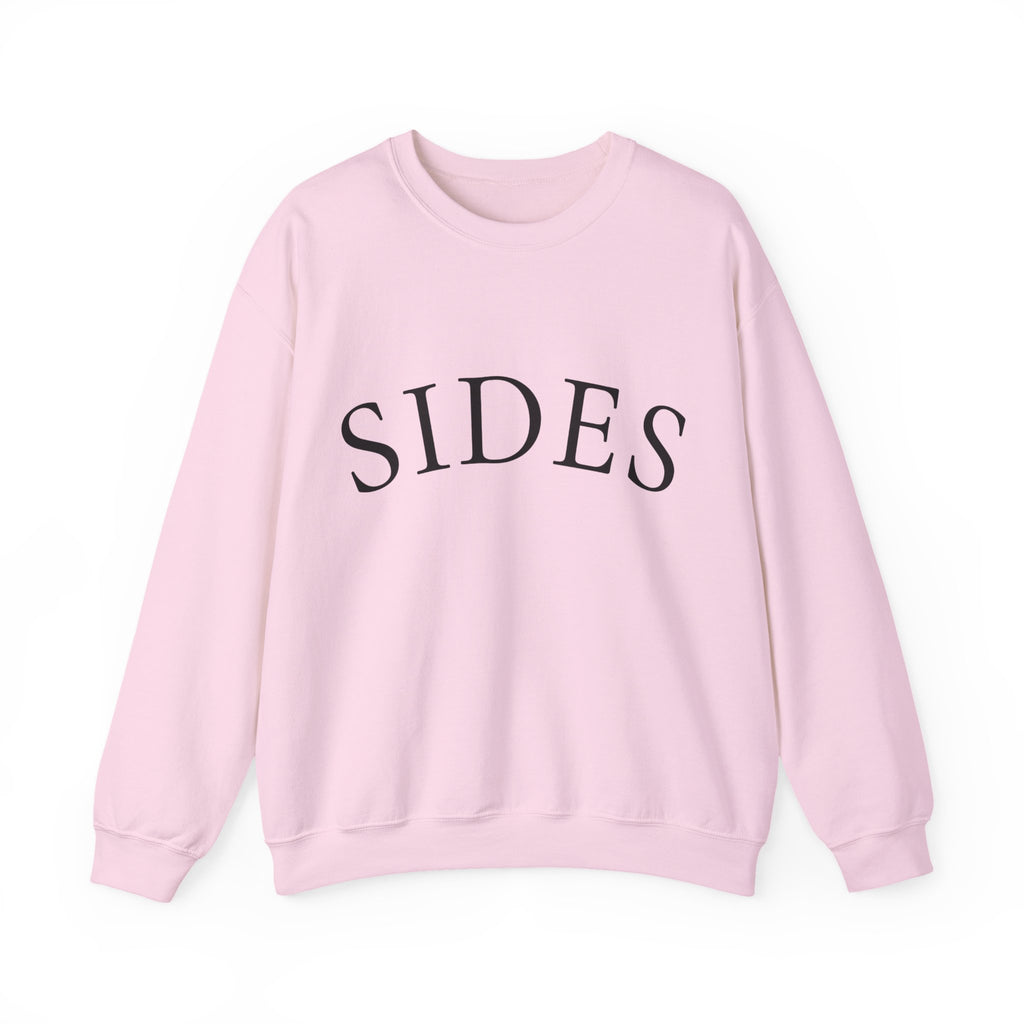 SIDES Crewneck Sweatshirt - Minimalist Graphic Pullover