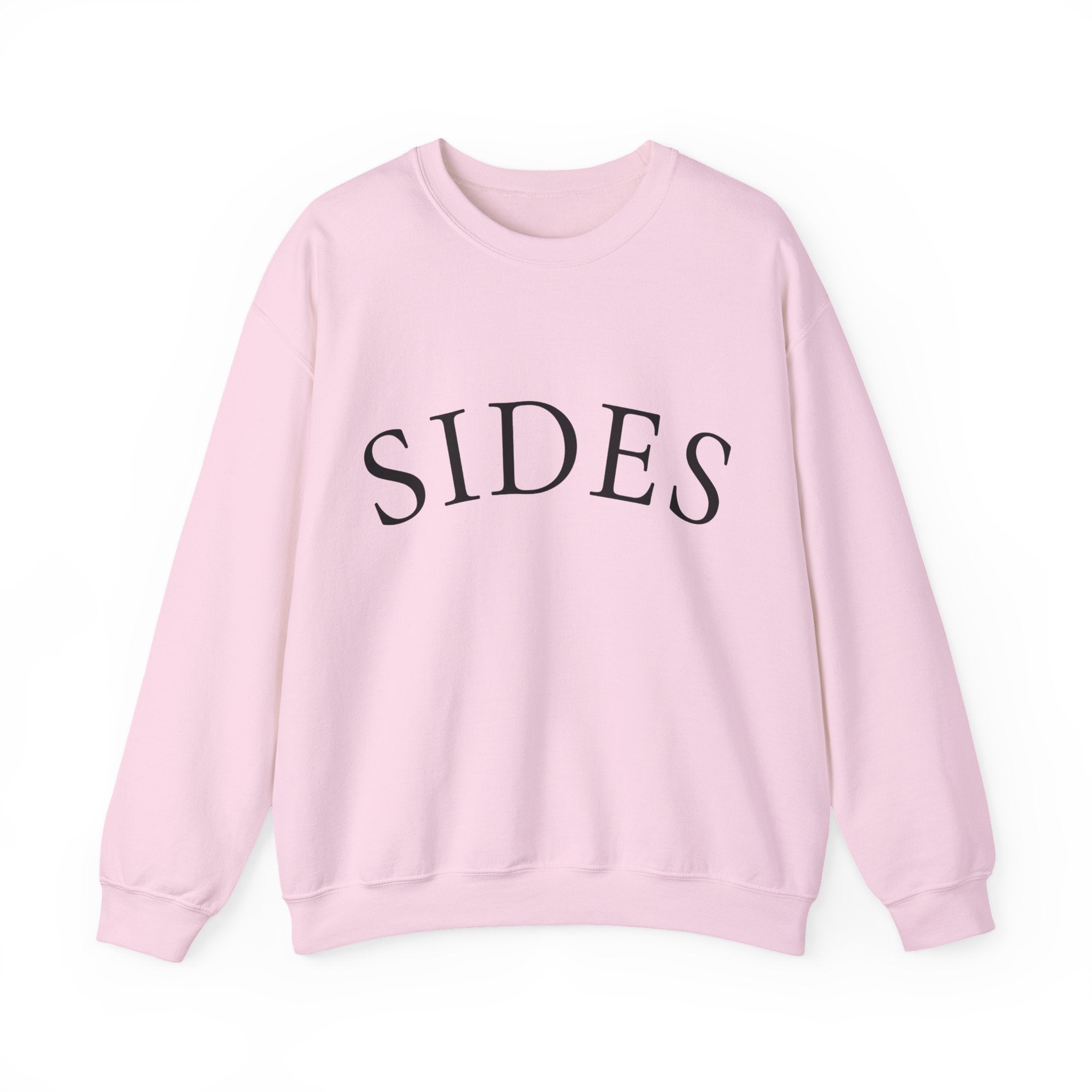 SIDES Crewneck Sweatshirt - Minimalist Graphic Pullover