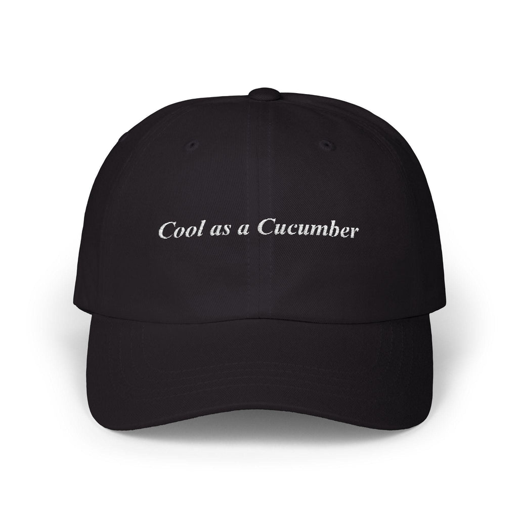 Cool as a Cucumber Cap | Trendy Casual Hat & Comfortable Summer Accessory | Perfect Father's Day Gift