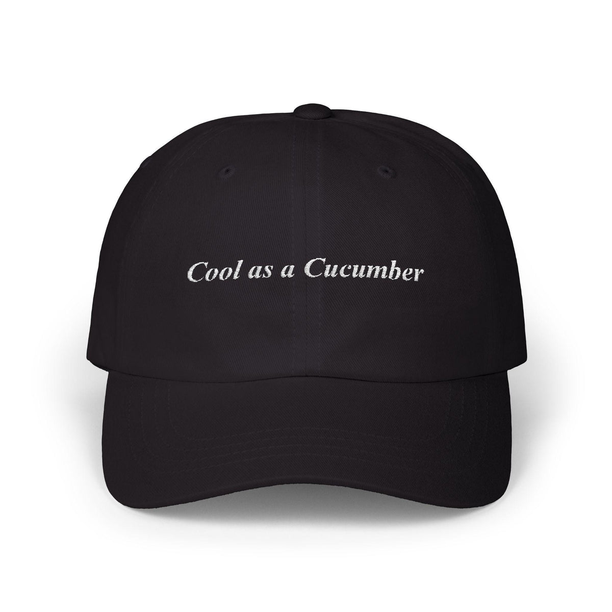 Cool as a Cucumber Cap | Trendy Casual Hat & Comfortable Summer Accessory | Perfect Father's Day Gift