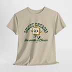 Cheesy Dream Tee, Fun Graphic T-Shirt, Unique Gift, Foodie Apparel, Casual Wear, Everyday Humor Shirt