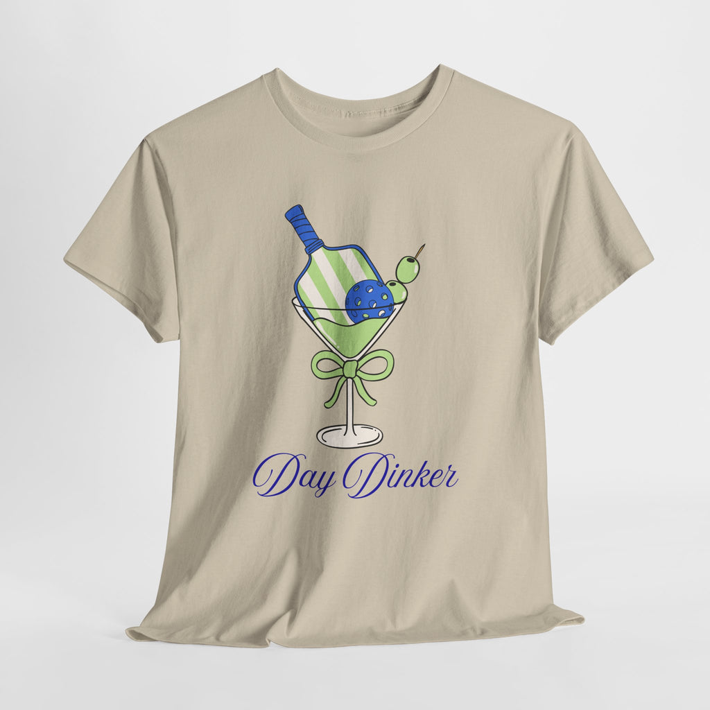 Day Drinker Pickleball Tee, Unisex Cotton T-Shirt, Summer Party Shirt, Gift for Cocktail Lovers, Fun Weekend Wear Casual