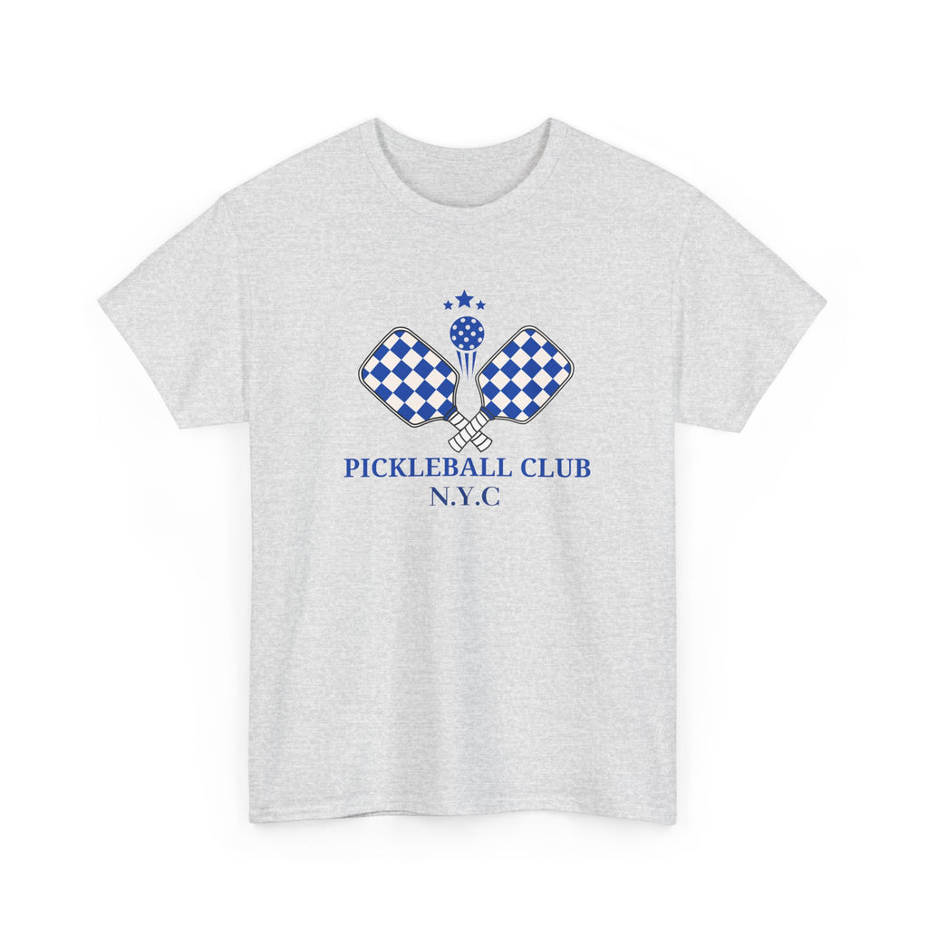 PERSONALISABLE Pickleball Club Unisex Heavy Cotton Tee, Customized Pickleball Team Shirt, Pickleball Lover Gift, Sports Fan T-Shirt,