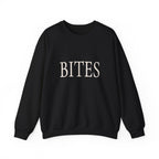 BITES Crewneck Sweatshirt - Minimalist Typography Pullover