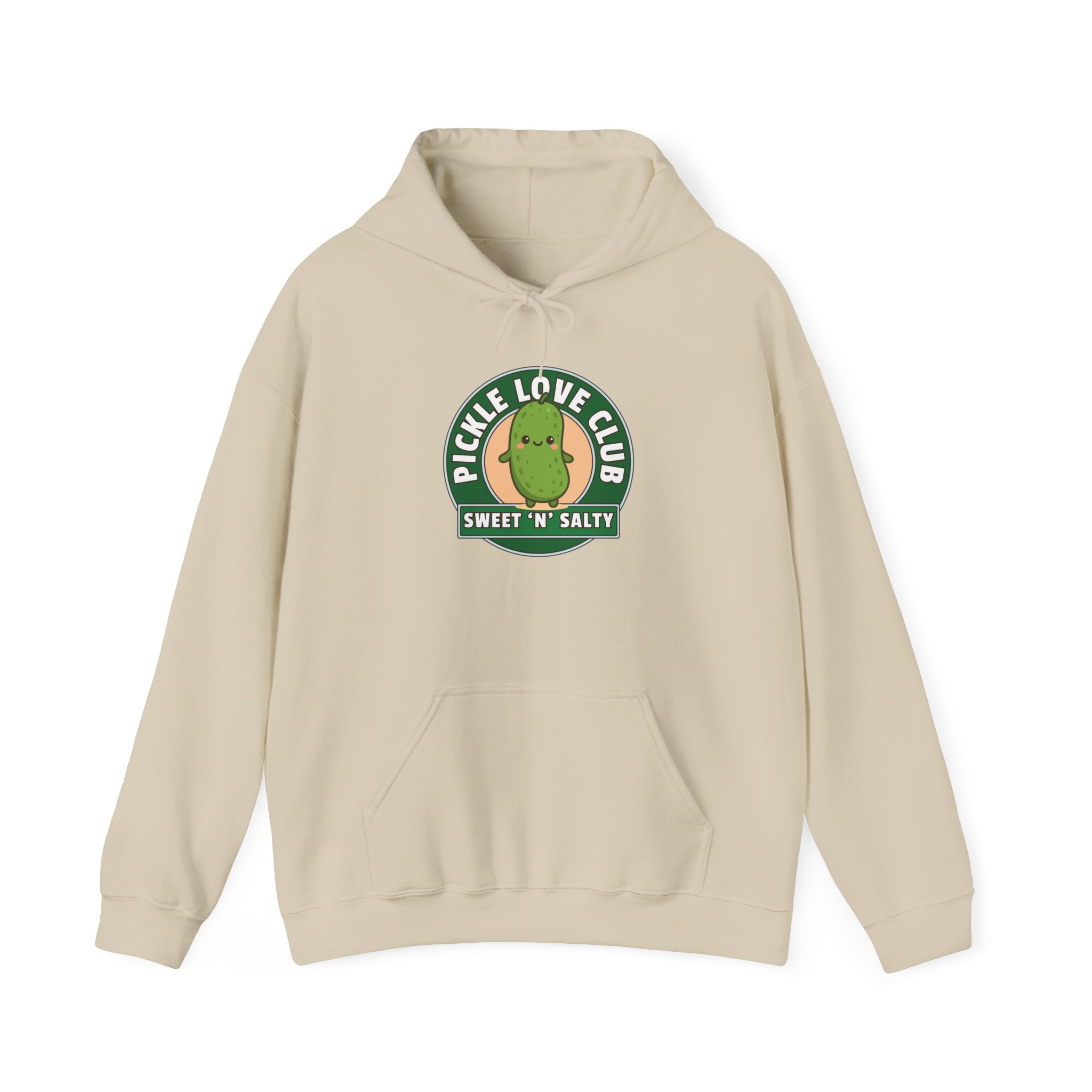 Pickle Love Club Hoodie, Pickle Lover Gift, Foodie Sweatshirt, Funny Hooded Jumper, Gift for Food Lovers, Food Pun Apparel