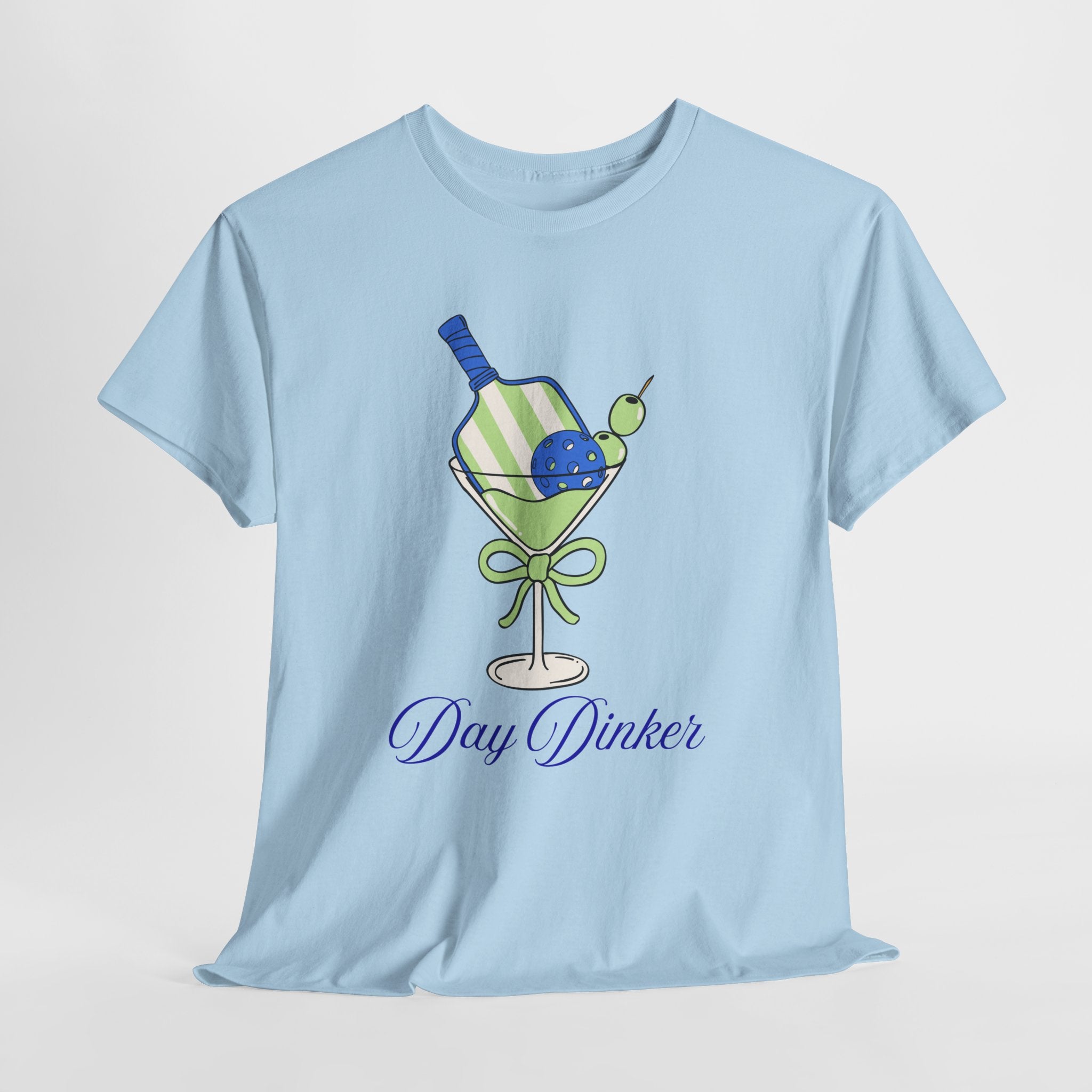 Day Drinker Pickleball Tee, Unisex Cotton T-Shirt, Summer Party Shirt, Gift for Cocktail Lovers, Fun Weekend Wear Casual