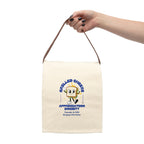 Grilled Cheese Appreciation Canvas Lunch Bag, Quirky Tote for Cheese Lovers, Eco-Friendly Snack Carrier, Perfect Gift for Foodies, Fun Lunch