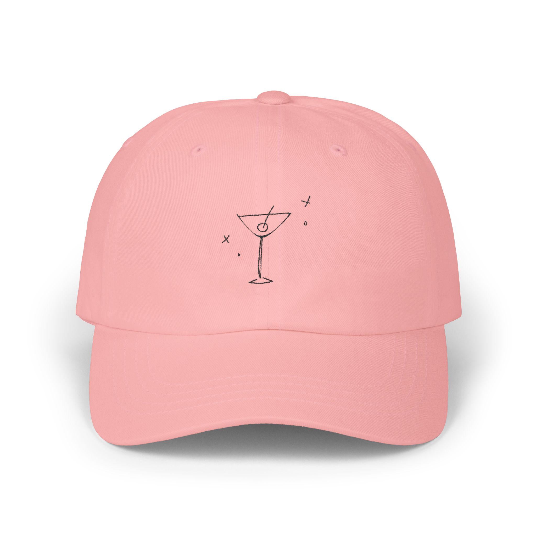 Martini Design Dad Cap: 100% Cotton Casual Hat