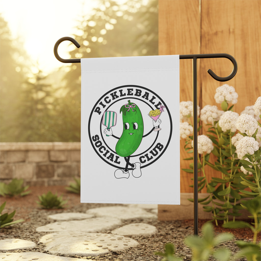 Playful Pickleball Garden Banner, Fun Outdoor Decor, Sports Theme, Home & Garden Gift, Pickleball Social Club